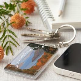 Bezoek PA Wilds Schilderachtig Souvenir Kinzua Res Sleutelhanger