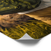 Bezoek Paaseiland - Vintage Reisposter Poster (Hoek)