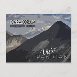 Bezoek Pakistan briefkaart