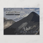 Bezoek Pakistan briefkaart (Voorkant)