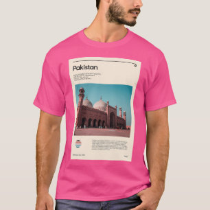 Bezoek Pakistan (reisposter) T-shirt
