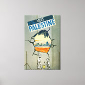 Bezoek Palestina Beach Boys Canvas Afdruk (Voorkant)