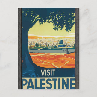Bezoek Palestina, Briefkaart