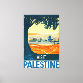 Bezoek Palestina Canvas Afdruk (Voorkant)