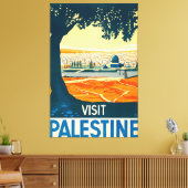 Bezoek Palestina Canvas Afdruk (Insitu (Woonkamer))