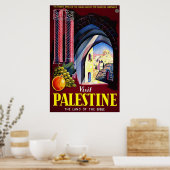 Bezoek Palestina het land van de Bijbel Poster (Keuken)