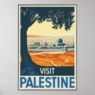 bezoek Palestina Poster