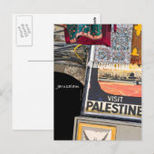 Bezoek Palestine Briefkaart (Voorkant / Achterkant)