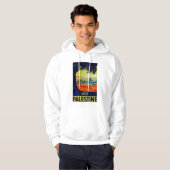 Bezoek Palestine Hoodie (Voorkant volledig)