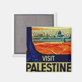 Bezoek Palestine Magneet (Voorkant / Achterkant)