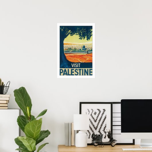 Bezoek Palestine Poster (Thuiskantoor)