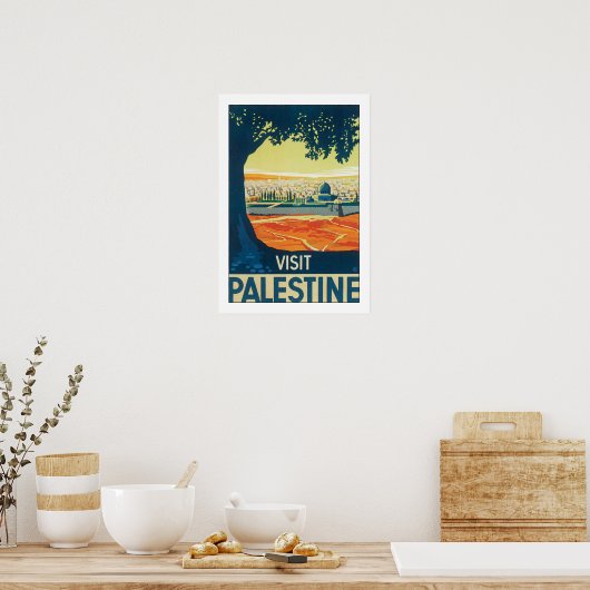 Bezoek Palestine Poster (Keuken)