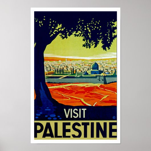 Bezoek Palestine Poster (Voorkant)