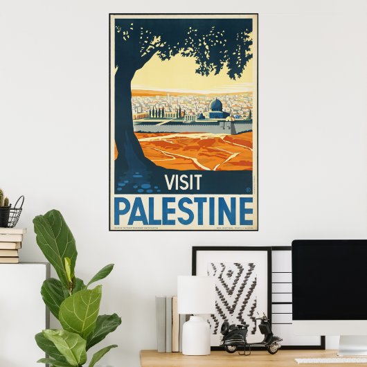 Bezoek Palestine Poster (Thuiskantoor)
