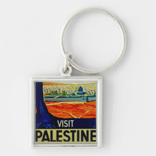 Bezoek Palestine Sleutelhanger