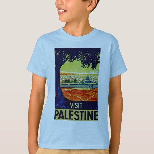 Bezoek Palestine T-shirt (Voorkant)