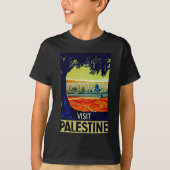 Bezoek Palestine T-shirt (Voorkant)