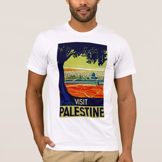 Bezoek Palestine T-shirt (Voorkant)