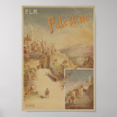 Bezoek Palestine Vintage Poster (Voorkant)