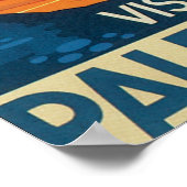 Bezoek Palestine Vintage Travel Poster (Hoek)