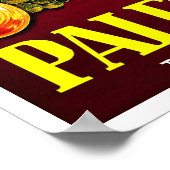 Bezoek Palestine Vintage Travel Poster (Hoek)