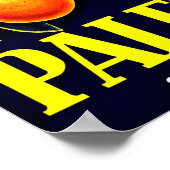 Bezoek Palestine Vintage Travel Poster (Hoek)