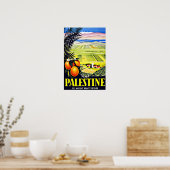 Bezoek Palestine Vintage Travel Poster (Keuken)