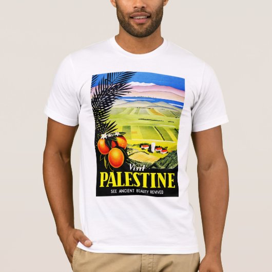 Bezoek Palestine ~ Zie Oude schoonheid herzien T-shirt (Voorkant)