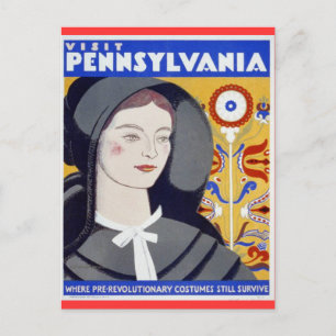 Bezoek Pennsylvania Briefkaart