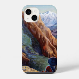 Bezoek Peru Vintage Reizen iPhone 14 Hoesje