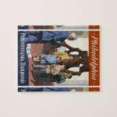 Bezoek Philadelphia op de Pennsylvania Railroad Legpuzzel (Horizontaal)