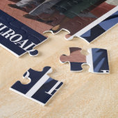 Bezoek Philadelphia op de Pennsylvania Railroad Legpuzzel (Zijkant)