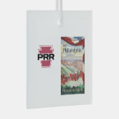 Bezoek Philadelphia via PRR Glas Ornament (Voorkant Rechts)