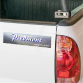 Bezoek Piëmont certificaat Bumpersticker (Op Truck)