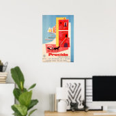 Bezoek PROCIDA Napels Coast South ITALIË ENIT Trav Poster (Thuiskantoor)