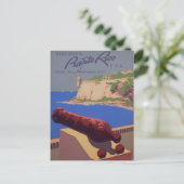 Bezoek Puerto Rico Briefkaart (Staand voorkant)