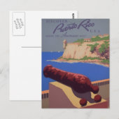 Bezoek Puerto Rico Briefkaart (Voorkant / Achterkant)