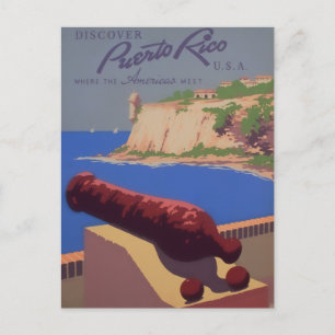 Bezoek Puerto Rico Briefkaart