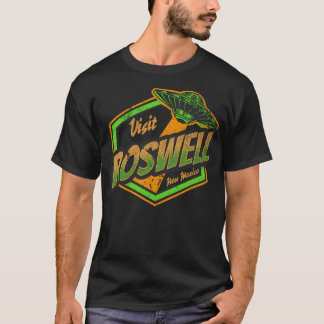Bezoek Roswell New Mexico UFO Design T-shirt