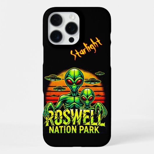 Bezoek Roswell's Alien Encounter Spot! iPhone Hoesje (Achterkant)