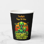Bezoek Roswell's Alien Encounter Spot! Papieren Bekers (Voorkant)