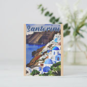 Bezoek Santorini Griekenland Reizen Briefkaart (Staand voorkant)