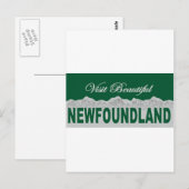 Bezoek schitterend Newfoundland Briefkaart (Voorkant / Achterkant)