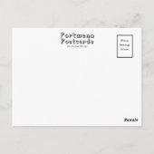 Bezoek schitterend portwenn briefkaart (Achterkant)