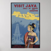 Bezoek slechts 36 uur Java in Singapore Poster (Voorkant)