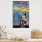 Bezoek slechts 36 uur Java in Singapore Poster (Keuken)