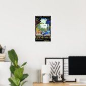 Bezoek Spaanse vintage-reis Poster (Thuiskantoor)