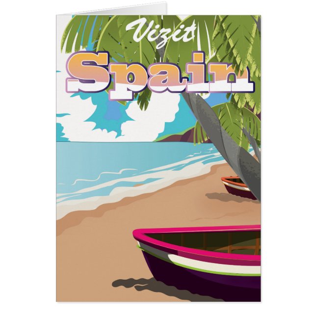 Bezoek Spanje Reisposter (Voorkant)