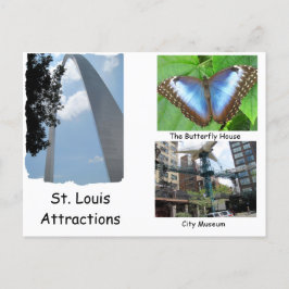 Bezoek St. Louis. Briefkaart