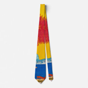 Bezoek Sudamerica vintage concept Stropdas